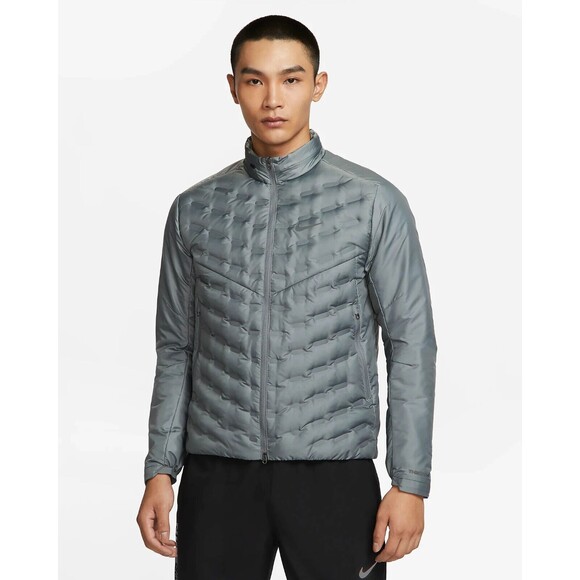 Nike Therma-FIT ADV AeroLoft Repel Down Running Jacket Grey Sz XL FB7556-084 NWT